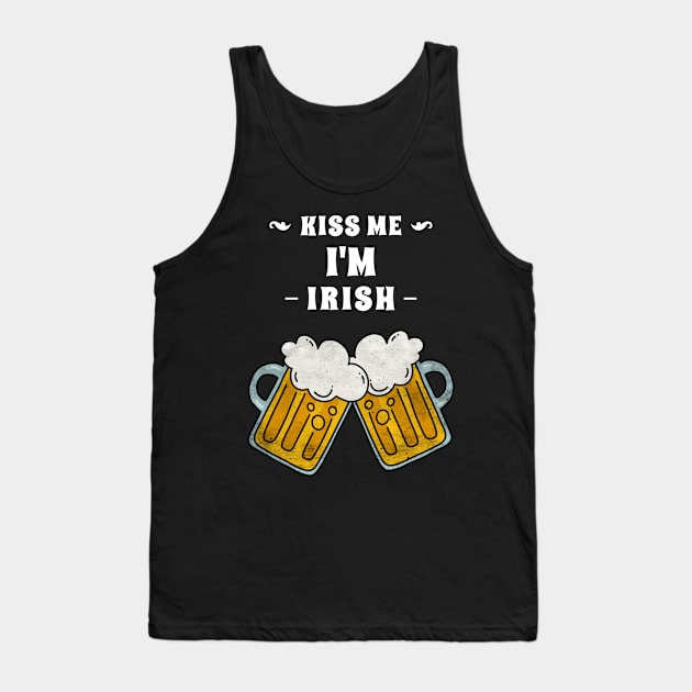 happy st patricks day, Kiss me I'm Irish Tank Top by Istanbul